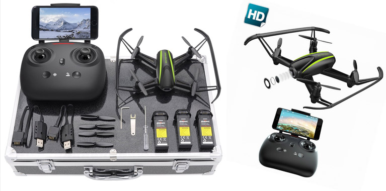 Le Drone caméra HD Potensic, idée cadeau original pour homme de 30 à 40 ans